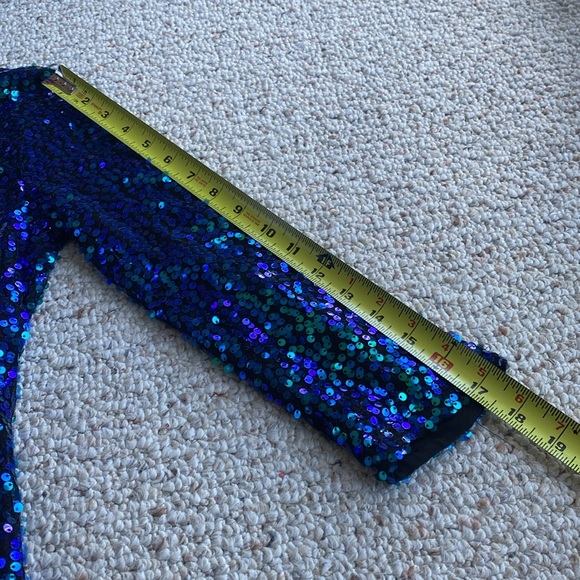 Low Back Bodycon Sequin Dress H&M small bling Taylor swift beyonce bling - Picture 9 of 14